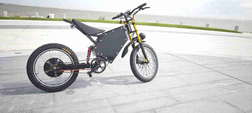 electric bike with food stand