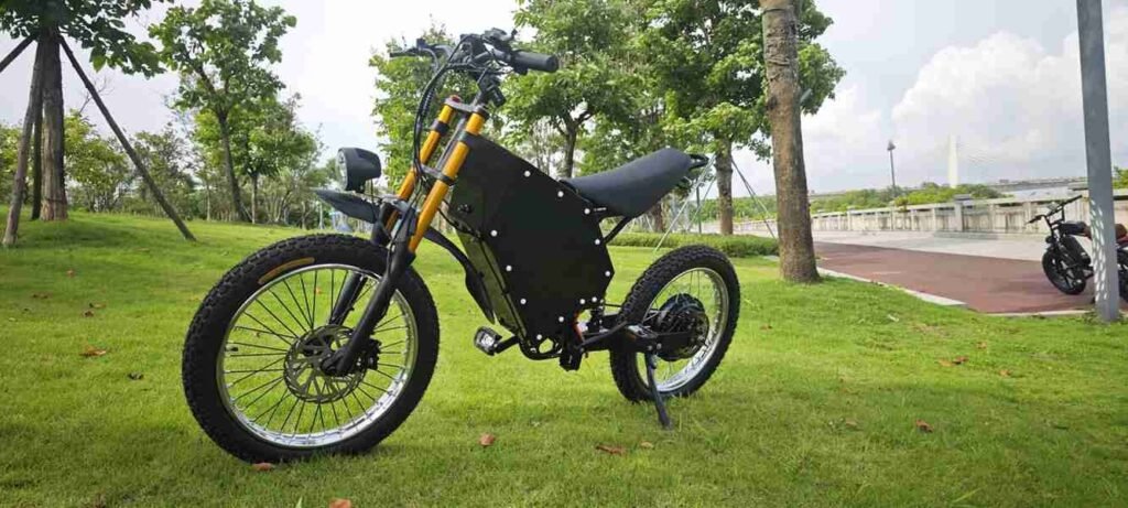 electric dirt bike with light