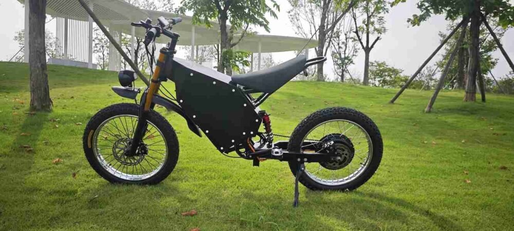 orange electric bike