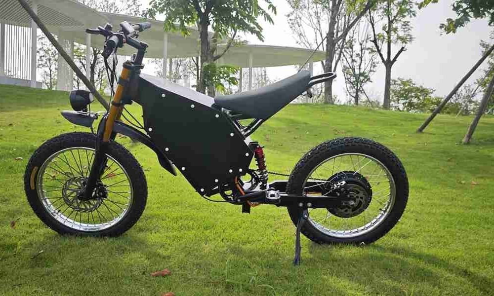 orange electric bike