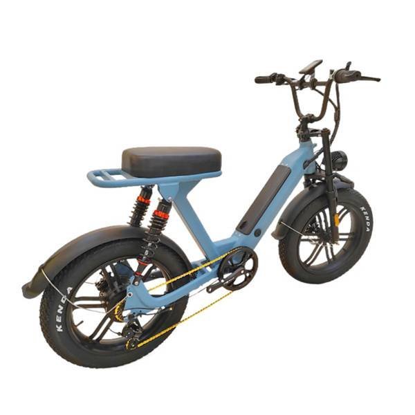 white electric scooter bike